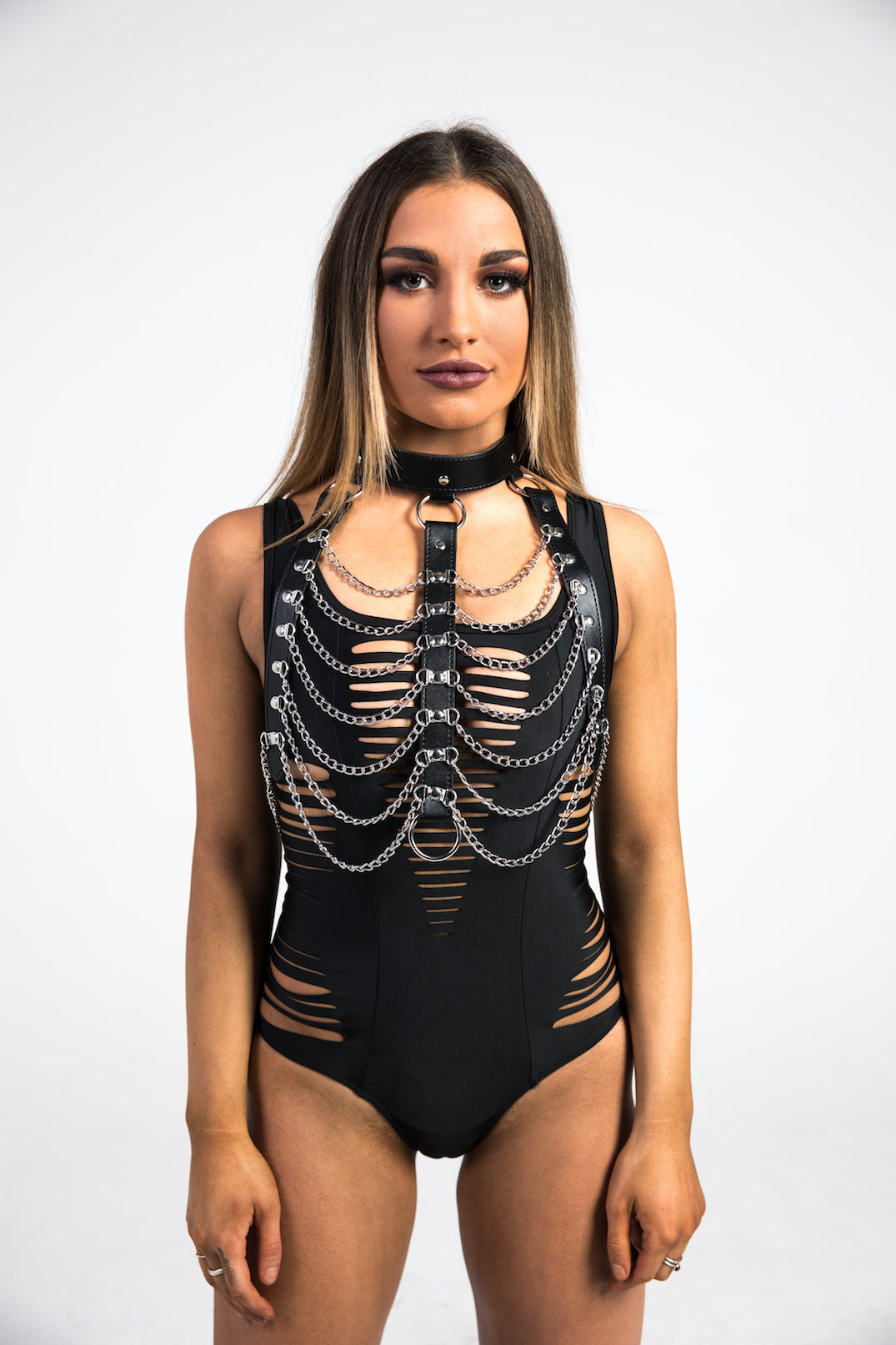 front chain neck harness