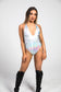 Holographic Silver Bodysuit
