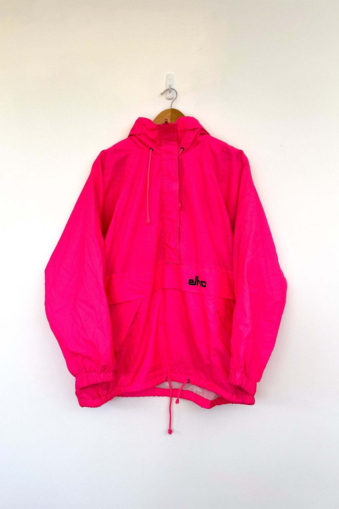 Elho Fluro Pink Vintage Ski Jacket