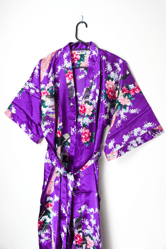 Festival Kimono - Violet Purple