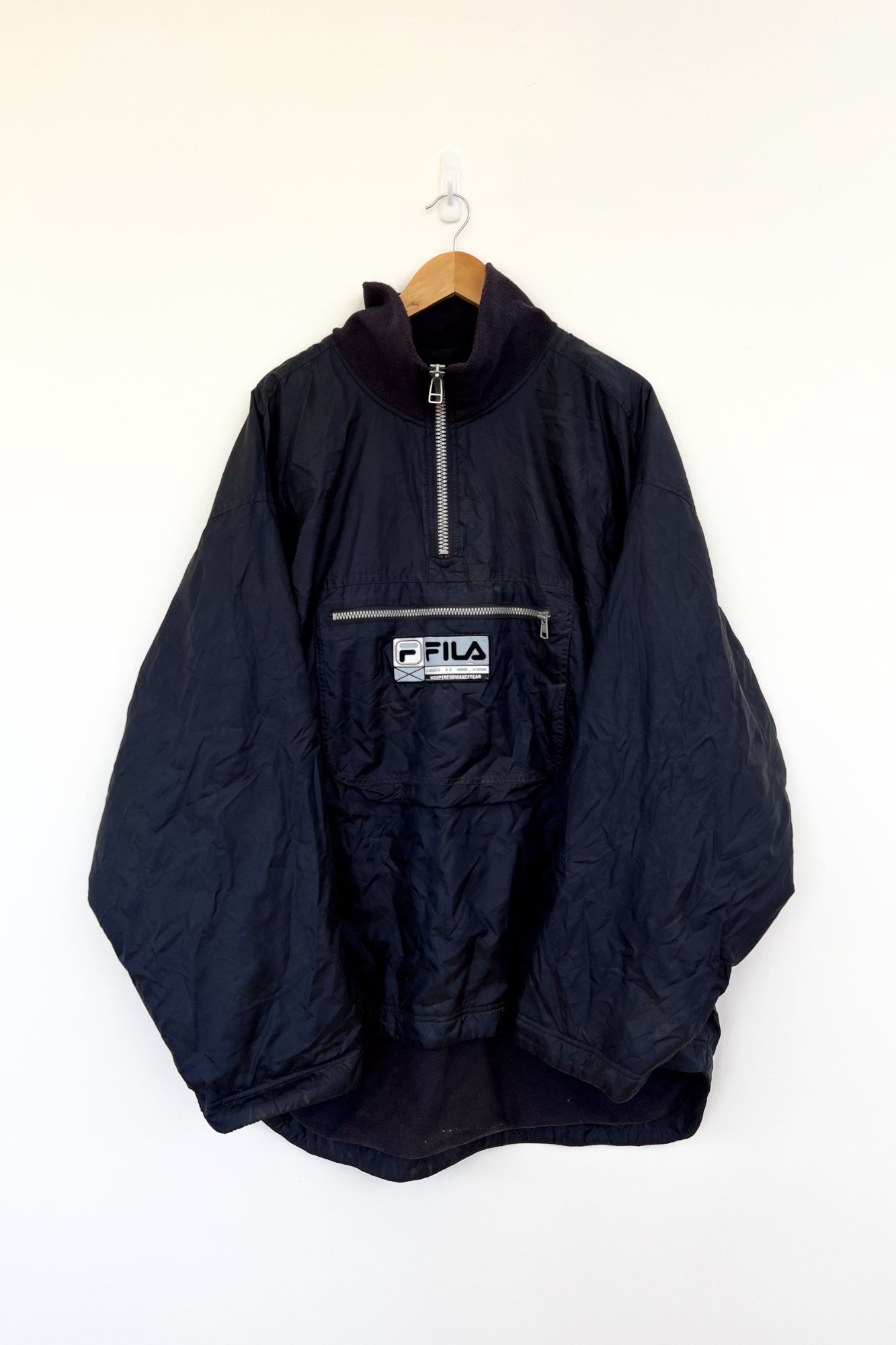Fila Black Vintage Ski Jacket