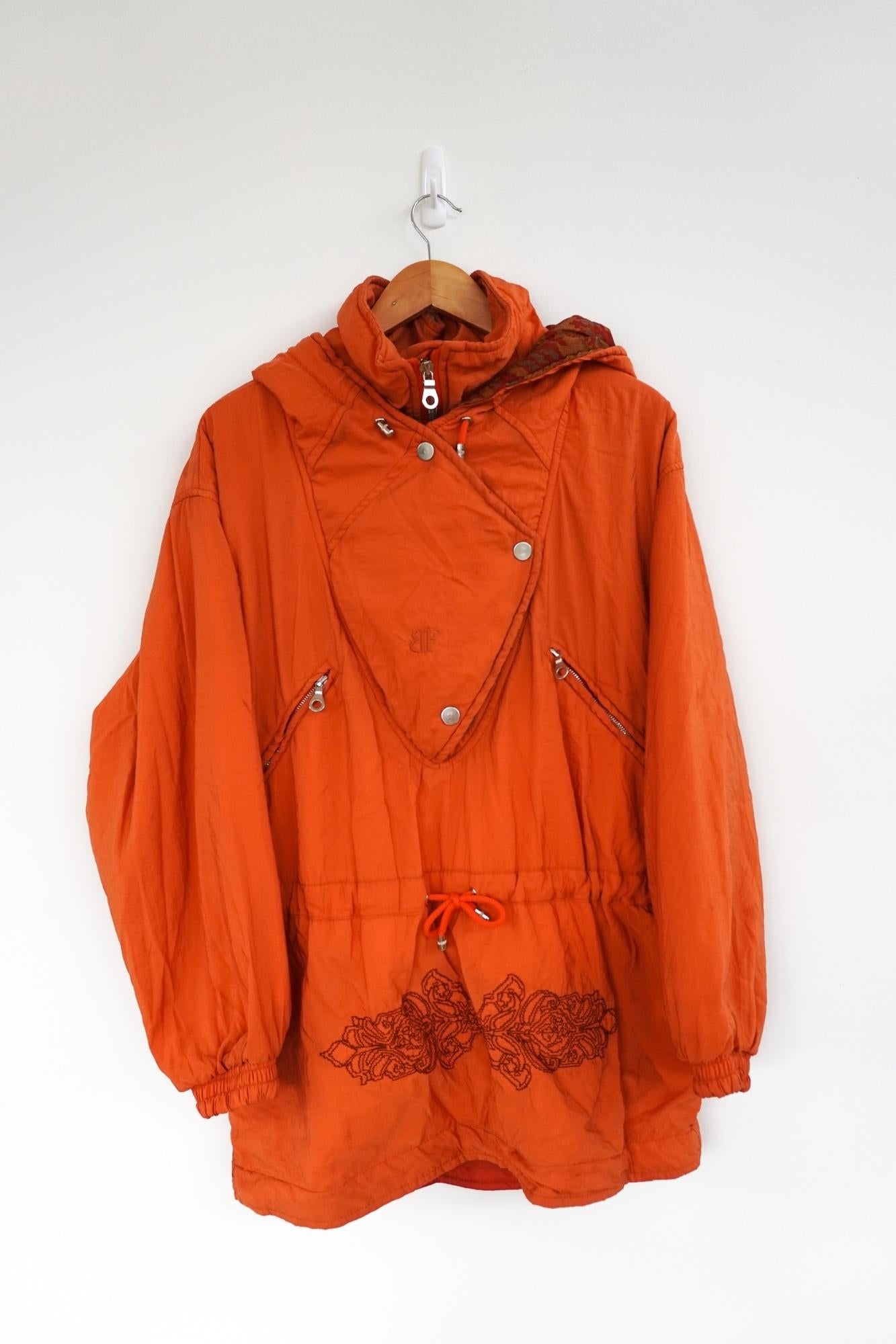 Orange BF Vintage Ski Jacket