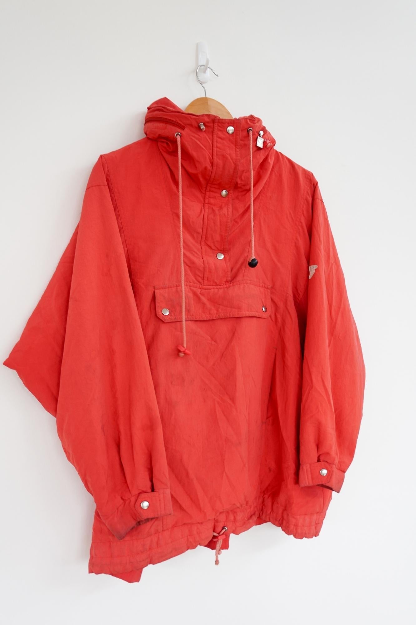Red Patch Vintage Ski Jacket