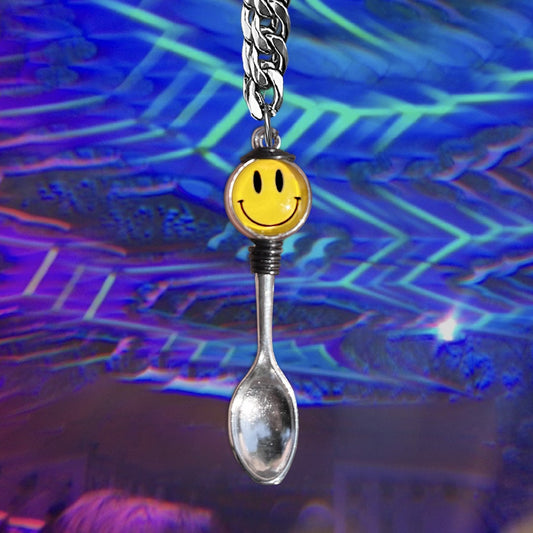 Smiley Face Spoon Necklace