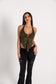 Tulip Top - Olive Green