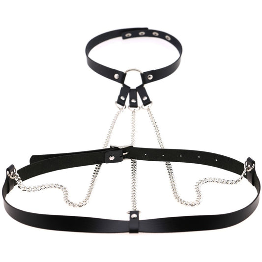 Leather Neck Harness