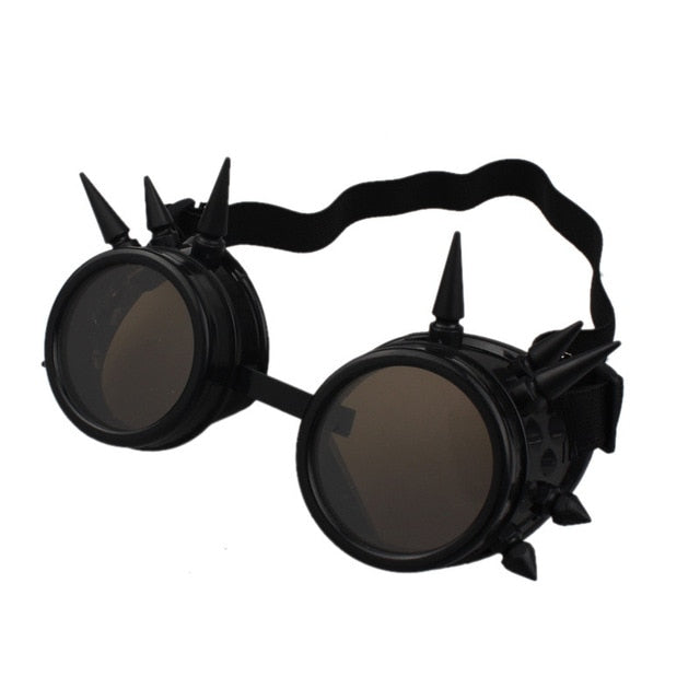 black kaleidoscope goggles