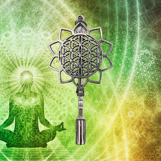 Flower of Life Spoon Necklace